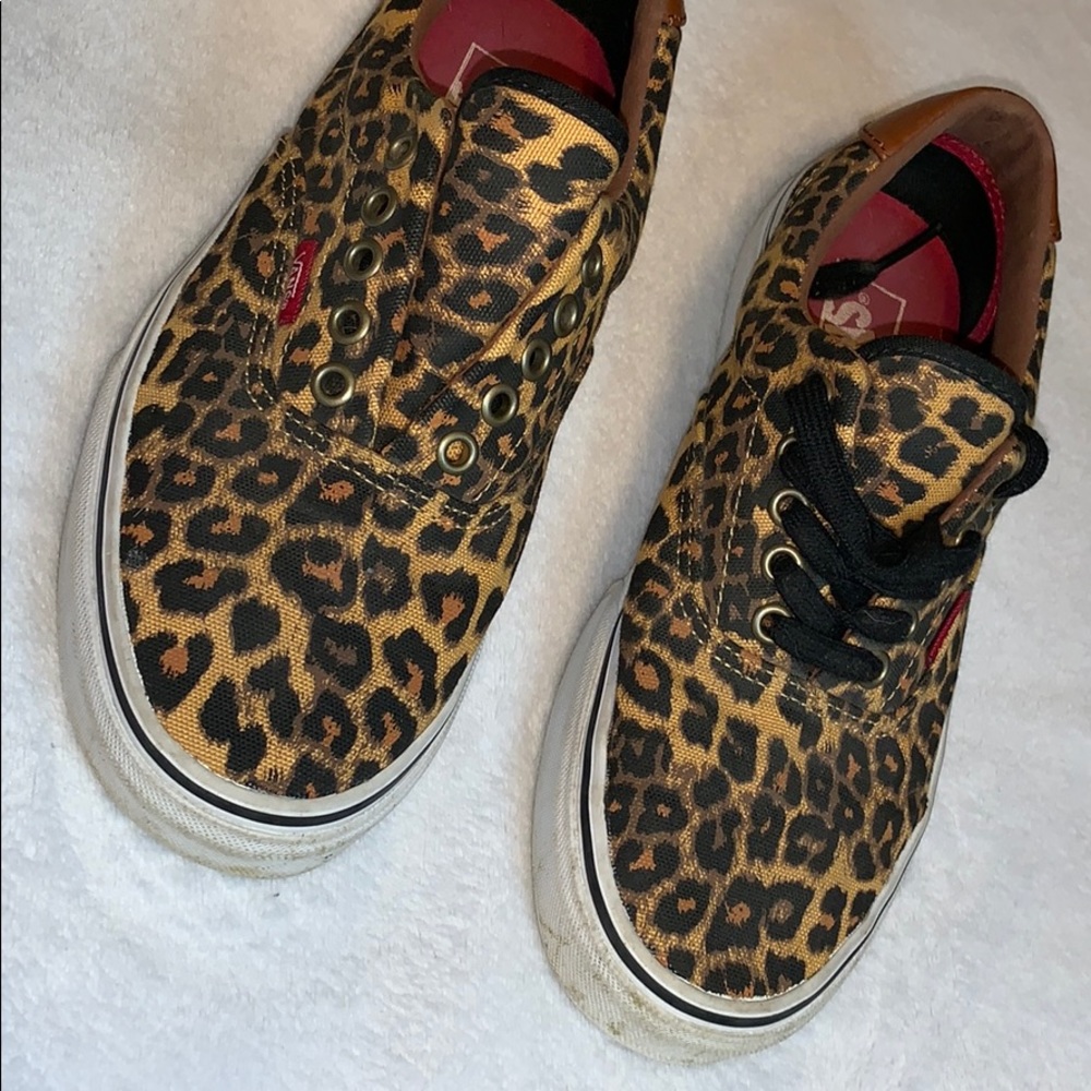 Cheetah print vans